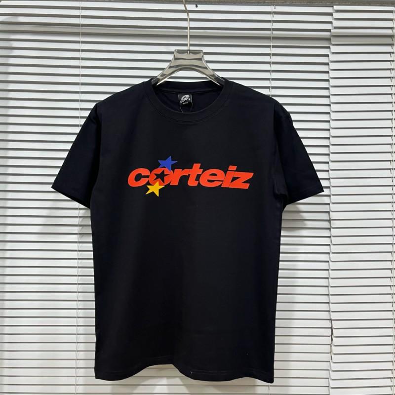 Unisex Loose Fit Cotton T-Shirt With Geometric Letter Print Casual Top Teens Adults