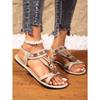 Women's Plus Size New Summer Ethnic Style Fashionable Versatile Flat Breathable Casual Sandals