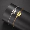Pet Cat Dog Hip Hop Couple Bracelets Unisex Jewelry Valentine's Day Gift Accessories