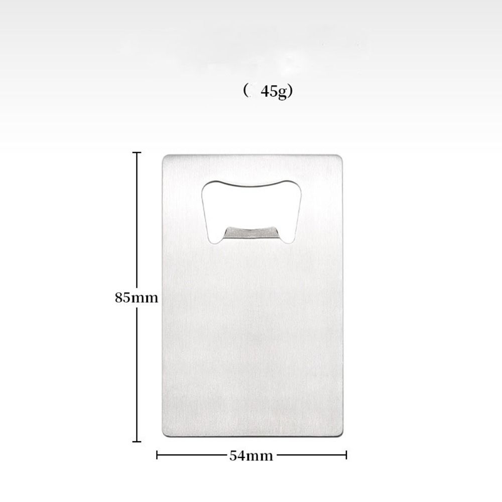 

85*54 мм кредитная карта металлический кошелек открывалка для бутылок новый пивной открывалка инструмент для бутылок серебряный