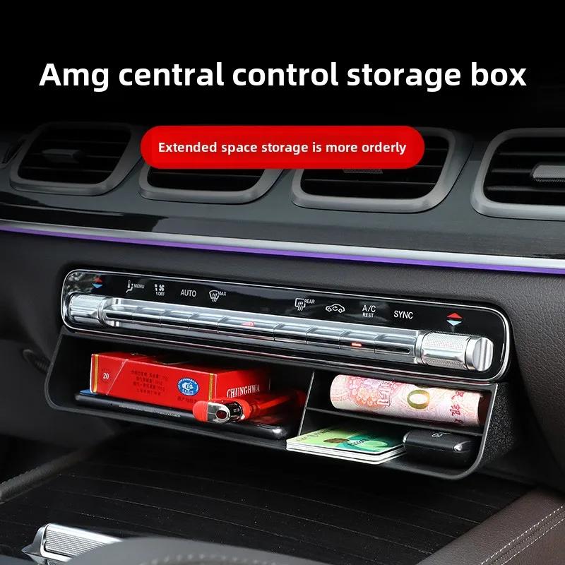 2025 Hot Racing Grills Applicable to Mercedes-Benz A35L GLB45 AMG central control armrest box storage box GLA35 CLA45S door stor