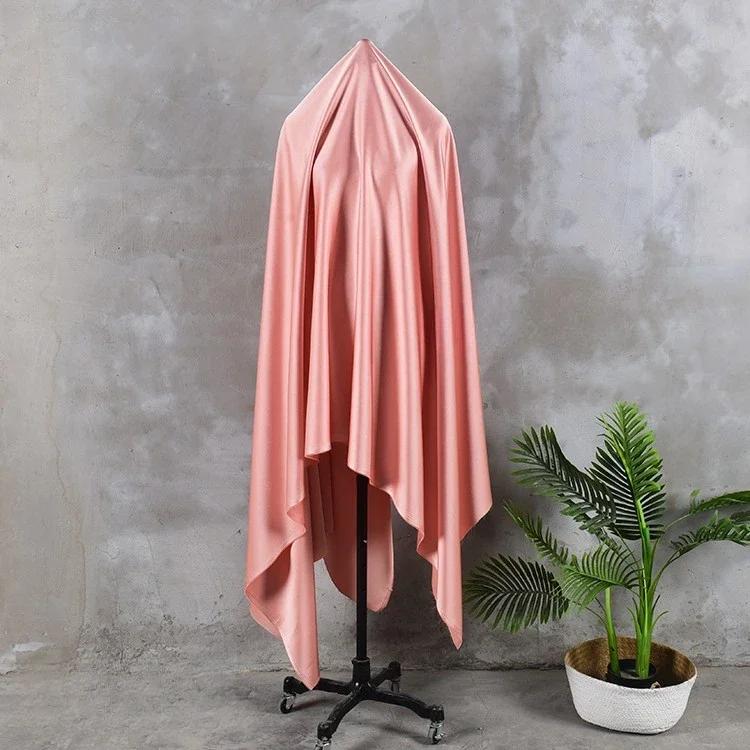 100x150cm Acetate Satin Fabric Double-sided Solid Color Glossy Smooth Skirt Strap Imitation Silk Cloth Apparel for Diy Sewing