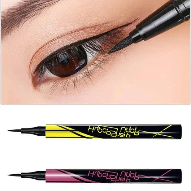Eye Liner Pencil Small Gold Liquid Eyeliner Pen Quick-drying Eyeliner Waterproof Lasting Eyeliner Black/Brown Eyes Makeup Liquid