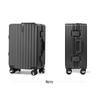 TOBERLIR Aluminum Frame Luggage with Silent Wheels