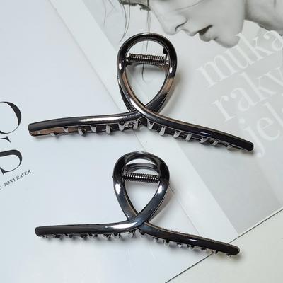 Κομψή Χρυσή Ασημένια Διάτρητη Γεωμετρική Μεταλλική Δαγκάνα Μαλλιών Για Γυναίκες Μακριά Χοντρά Μαλλιά Κράτημα Δαγκάνα Μαλλιών Κλιπ Μόδα Αξεσουάρ Μαλλιών