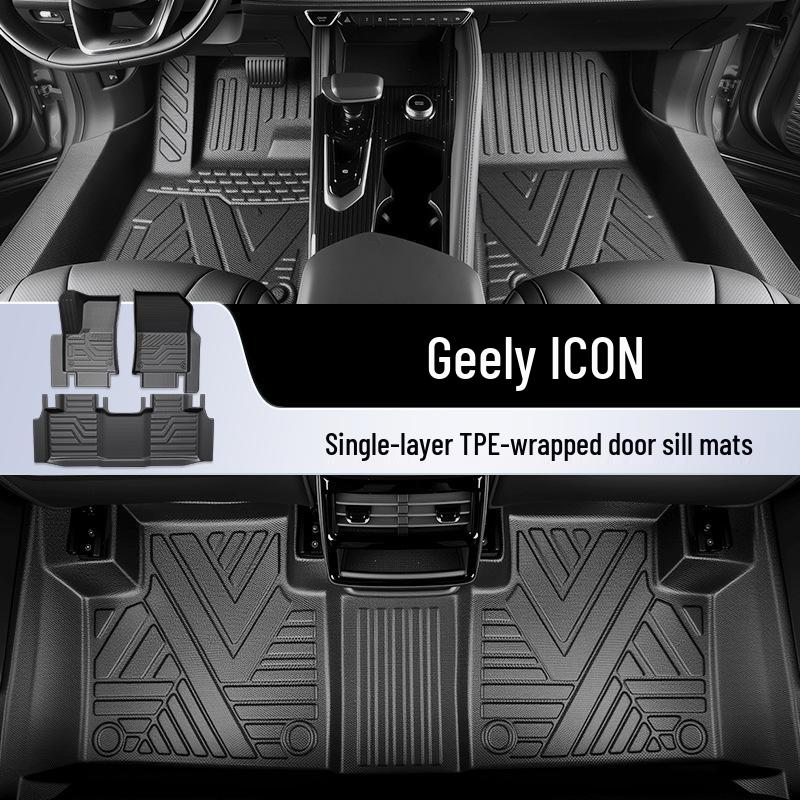 Geely ICON 2026 TPE Car Floor Mats for Interior Decoration & Modification