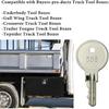4-Pack CH506 Replacement Keys for Truck Tool Box RV Compartment Lock Keys Silver Code 506