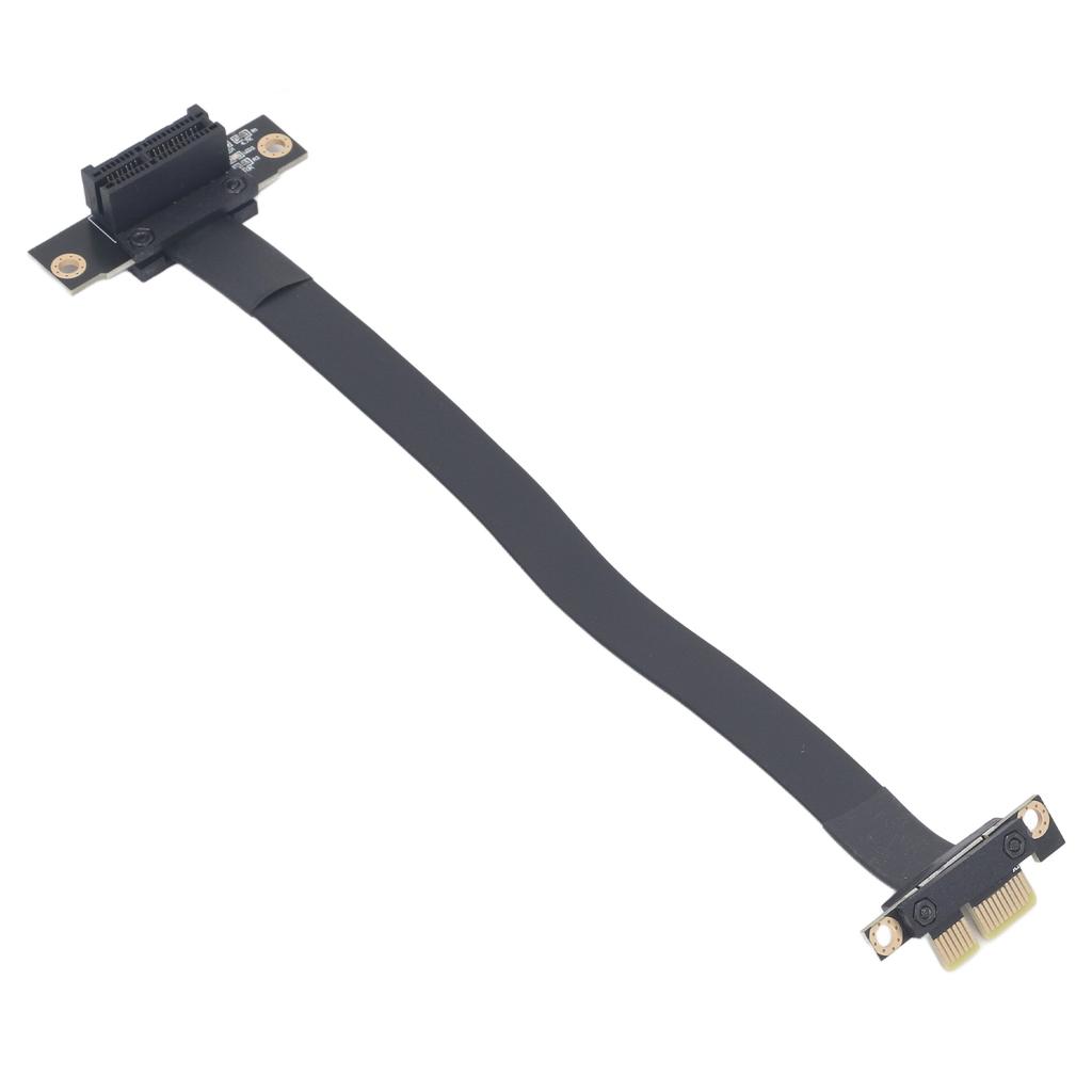 PCI E 3.0 1X to 1X Extension Cable 8Gbps 20cm 90 Degree Right Angle PCI E 3.0 1X Riser Extender for