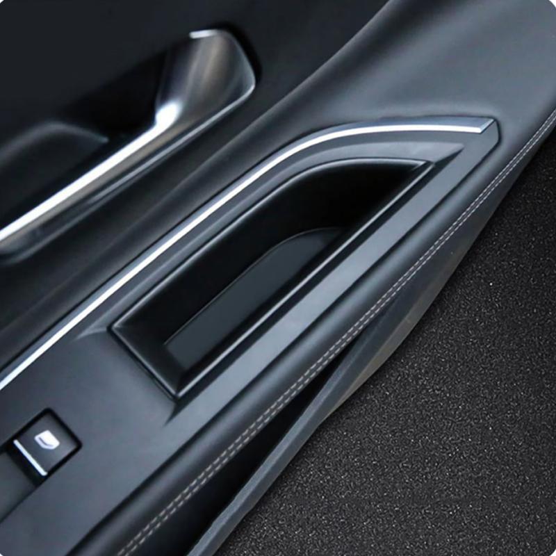 Car front door handle storage box tray for Peugeot 3008 4008 5008 GT 2016-2026 Automotive interior styling accessories