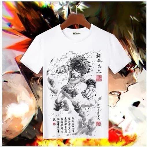 

My Hero Academia Boku no Hiro Akademia Anime Manga T-Shirt Costumes Polyester New 3XL
