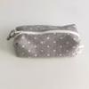 Polka Dot Pencil Case Large Capacity Makeup Bag Pencil Storage Bag  School Office Supplies
