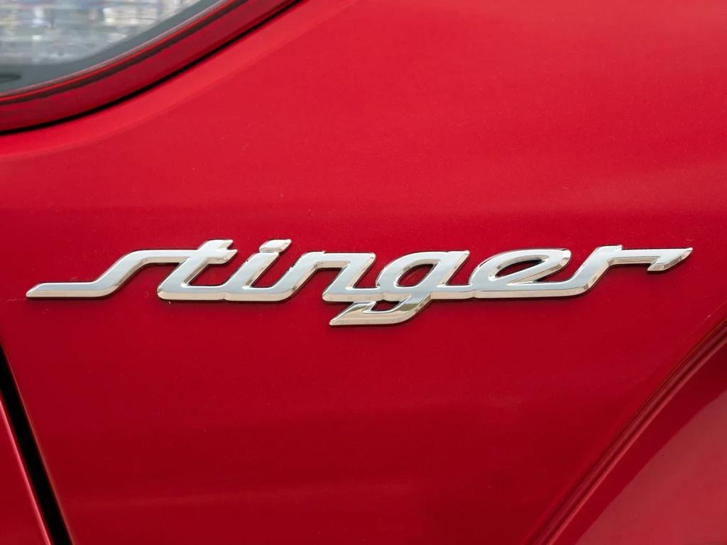 AABJD1 19CM ABS for KIA Stinger Logo 2023 2016 2017 2018 2019 2020 2021 2022 Car Rear Trunk Emblem Fender Side Badge Decals Accessories
