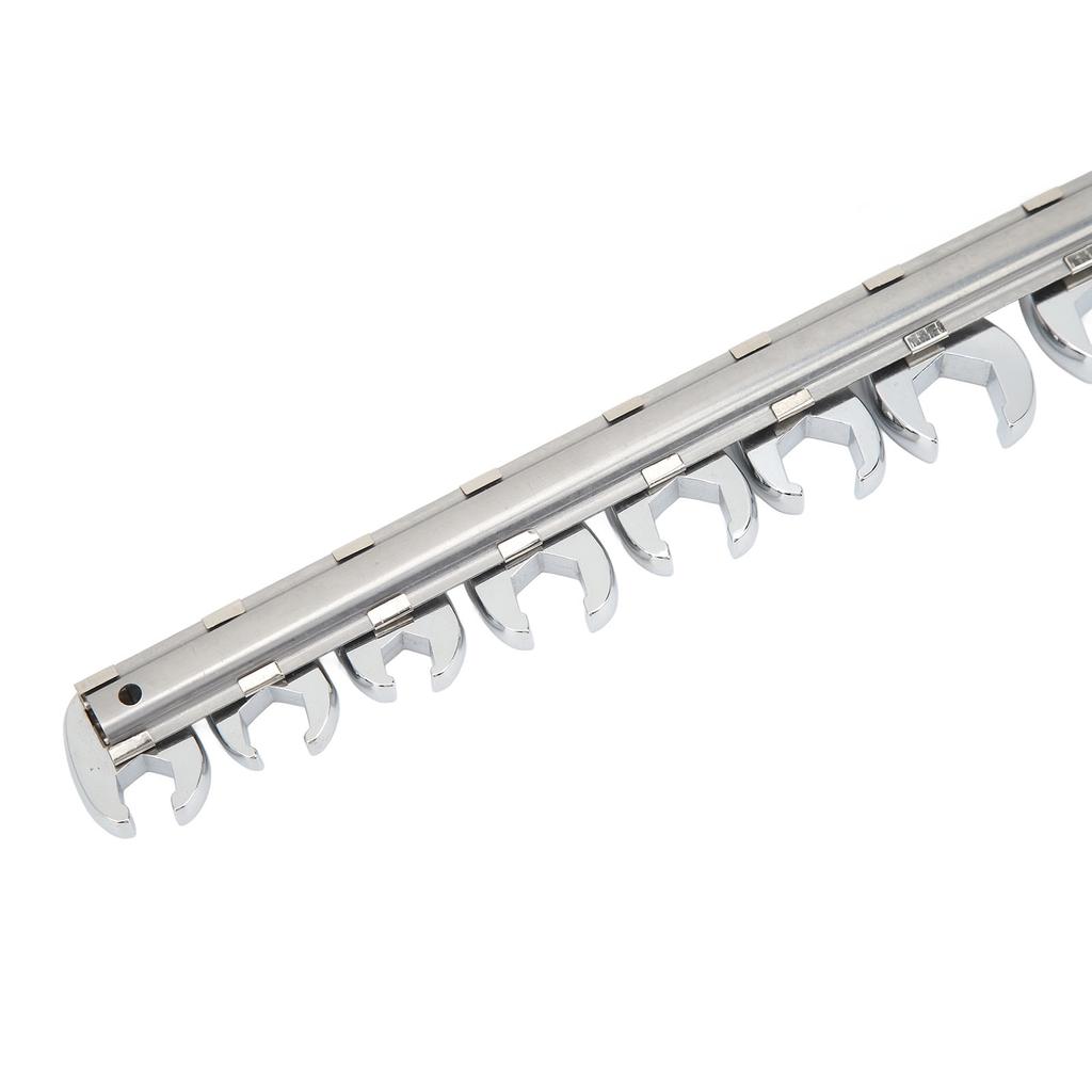 10er Satz Krähenfußschlüssel 10 mm bis 22 mm Größen Metrischer Nuss-Schlüssel für 3/8 Zoll Antriebsratsche