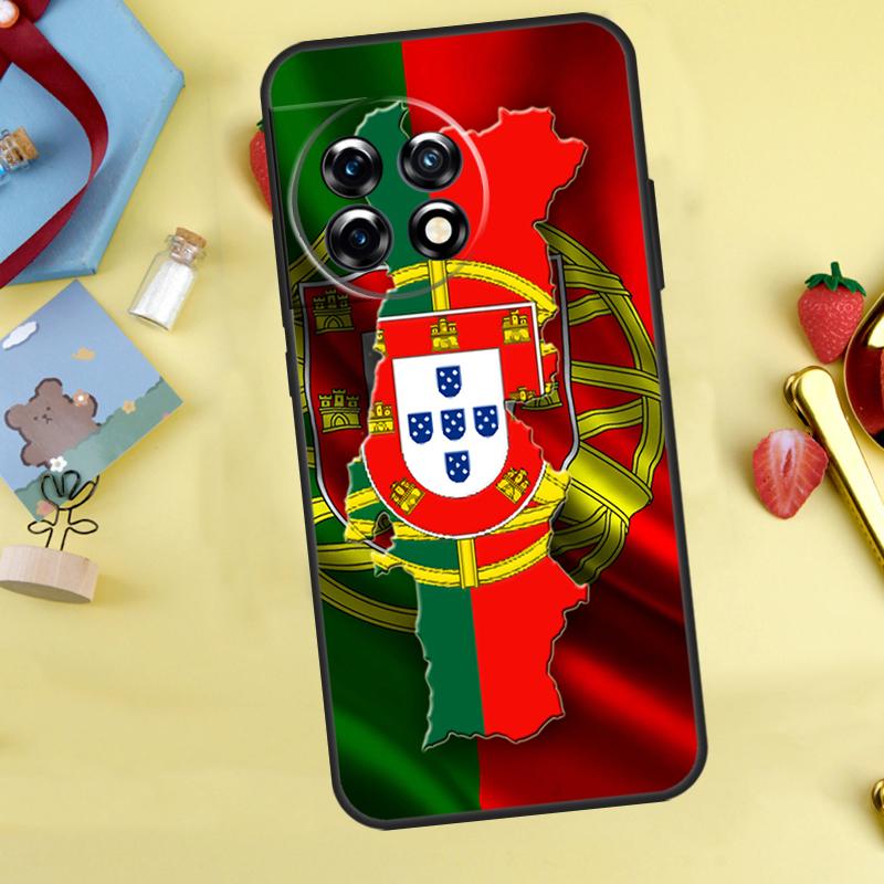 Portugal Flag Case For OnePlus Nord 5 CE 2 3 4 Lite N20 N30 OnePlus 15 12R 13R 13 12 11 10 10T 13T Cover