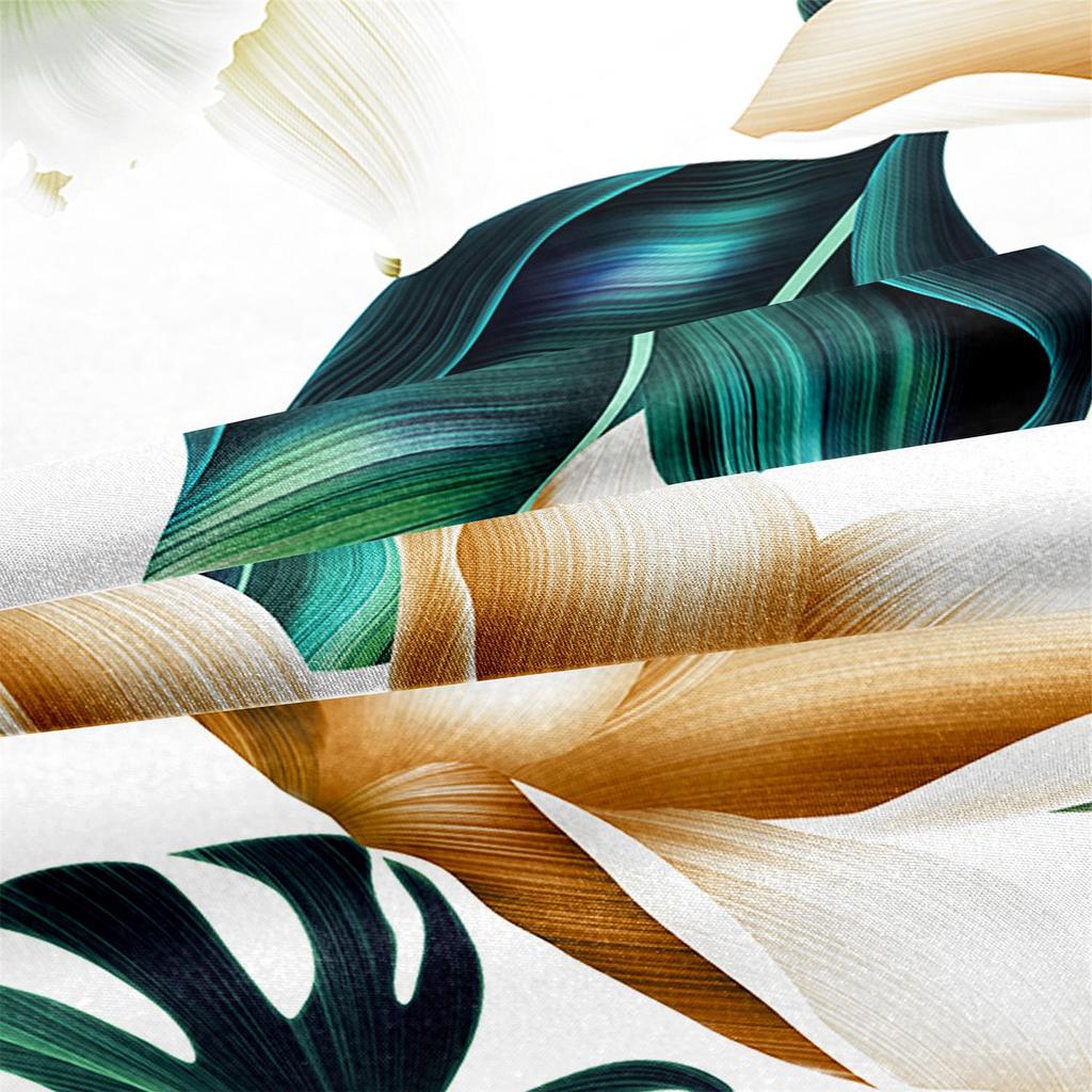 Tropical Rainforest 3D Printed Bedding Three-Piece Plant Flower Quilt Cover