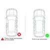 Upgrade Car Ceiling Cargo Net Pocket Strengthen Load Bearing and Droop Less Double Layer Mesh Car Roof Storage