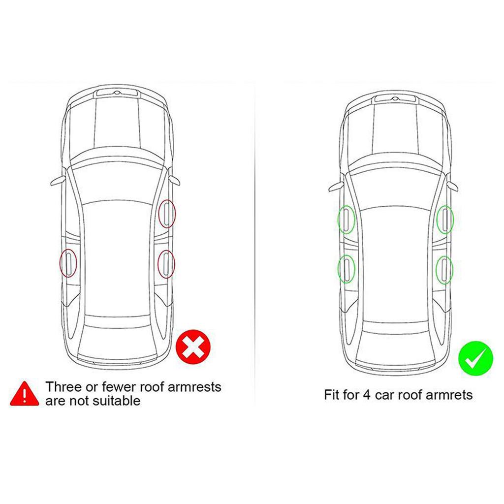 Upgrade Car Ceiling Cargo Net Pocket Strengthen Load Bearing and Droop Less Double Layer Mesh Car Roof Storage