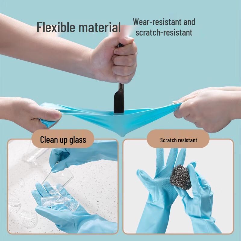 Camellia PVC Durable Household Gloves