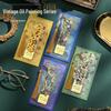 Retro Oil Painting Bookmark: Exquisite Metal Souvenir for Teacher's Day and Back-to-School Gifts