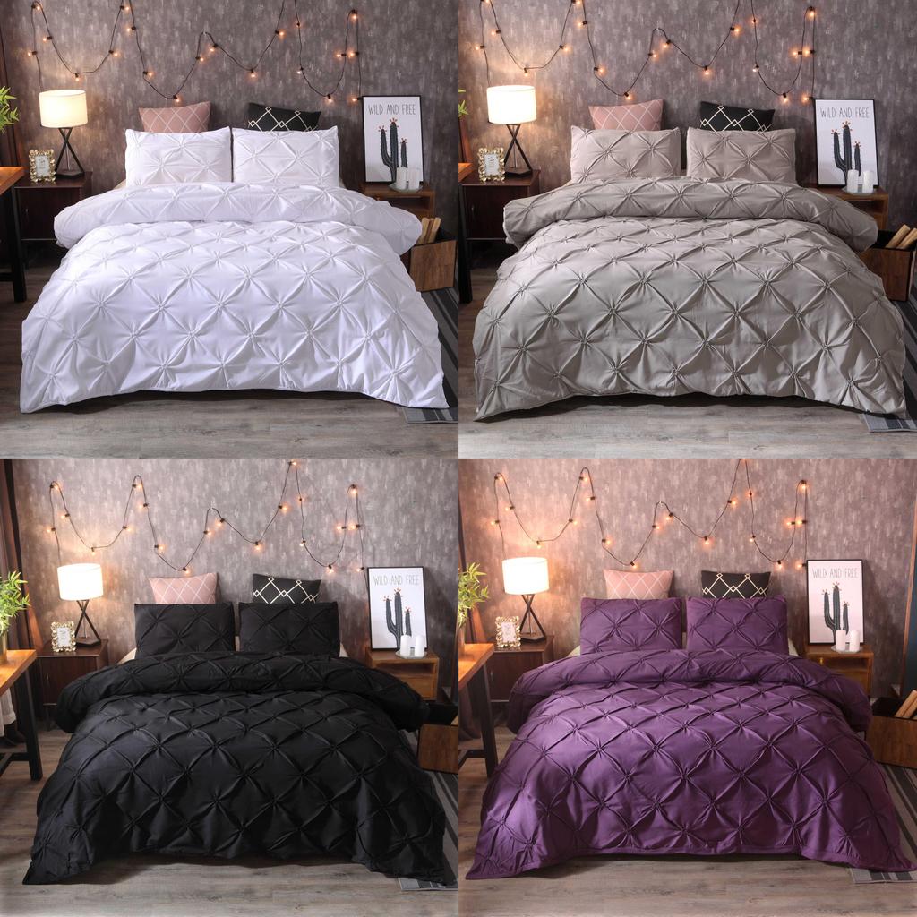 Modern Minimalist Cross-border Craft Home Textile Quilt Cover Set Pillowcase Set