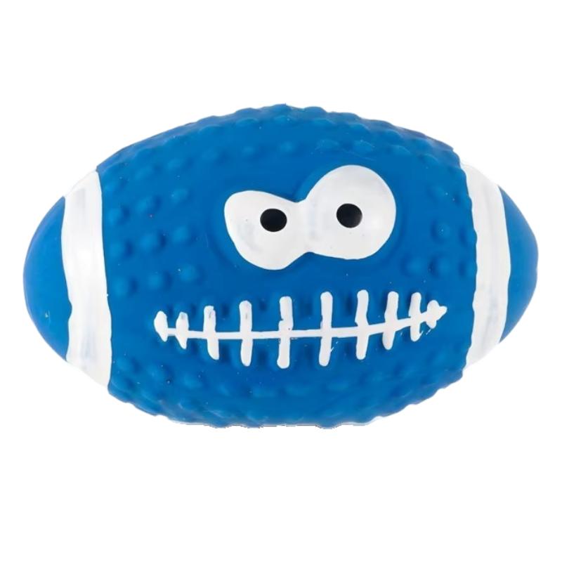 

Squeaky Dog Toys Soft Latex Balls For Small Medium Large Dogs Rugby Football Volleyball Pet Toy Dog Interactive Chew Toy Ball L