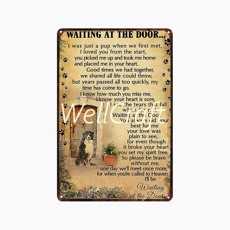 [ WellCraft ] 20*30cm You Are My Sunshine Cat Metal Poster Tin sign Vintage Wall Plaque Decor WX-62-1
