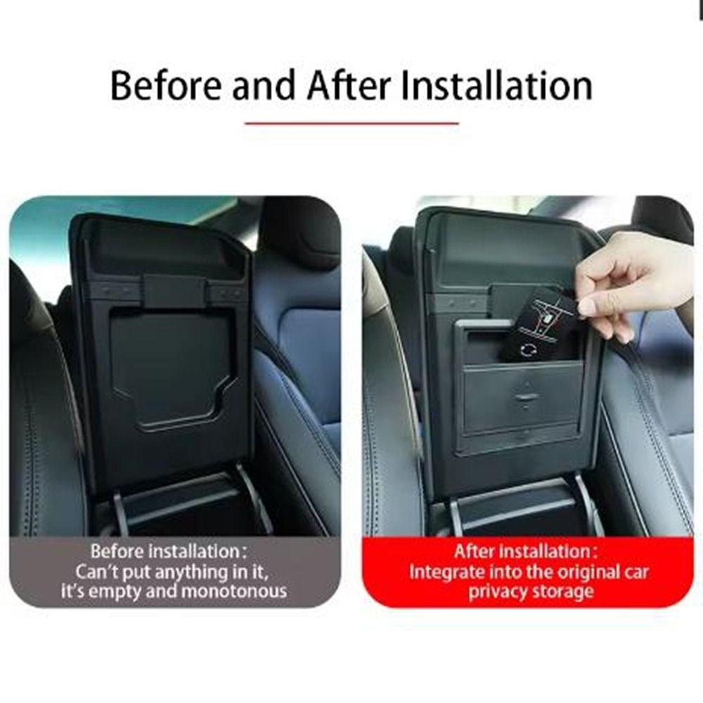 Plastic Car Center Console Organizer Protective Privacy Storage Box for Car