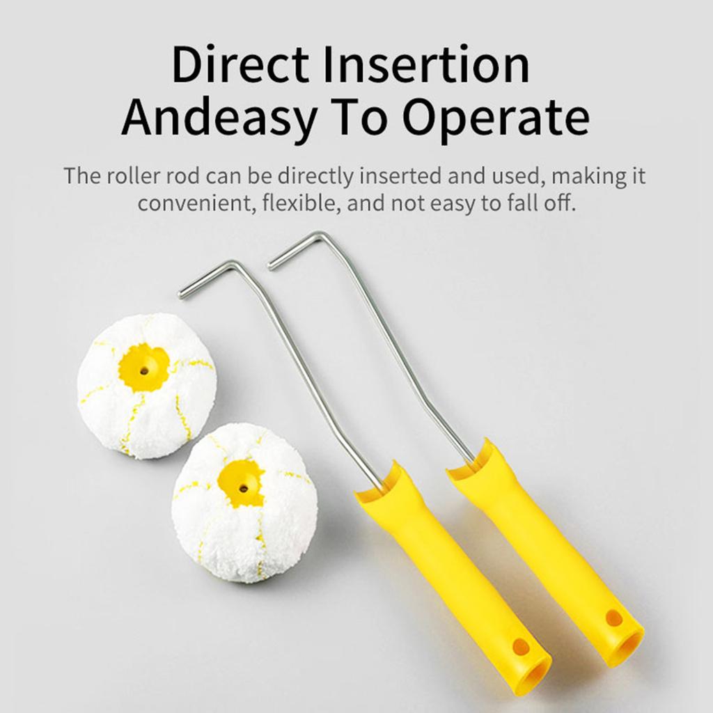 High Density Foam Corner Paint Roller Tool Plastic Paint Roller For Precise Edges And Reduced 30% Paint Waste