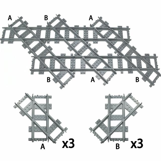 YENI Şehir Trenleri Esnek Parçalar Yumuşak Düz Kavisli Raylar Anahtarı Yapı Taşı Yaratıcı Modeller Demiryolları Oyuncaklar Çocuklar Için Hediyeler