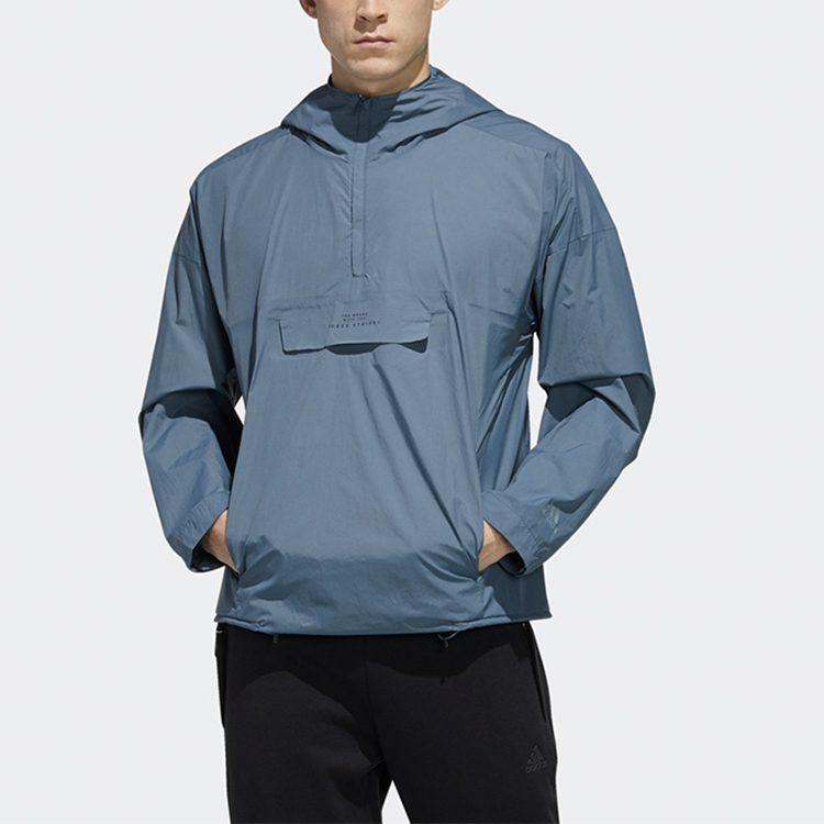 adidas Jackets Men's Ruins Blue Hooded Moderate Other FM5410