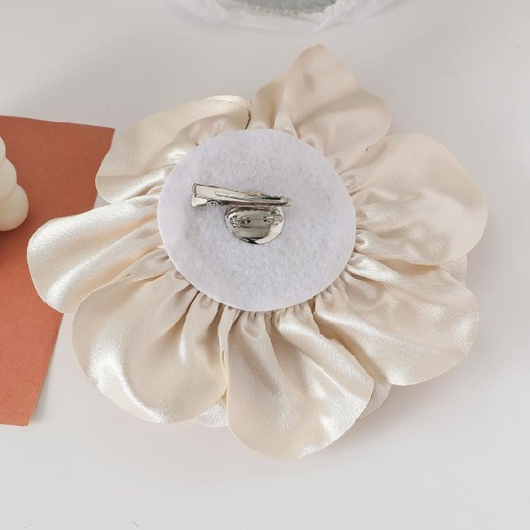 Spilla Floreale in Tessuto alla Moda Peonia Spilla da Bavero Elegante Accessorio Gioiello per Donna