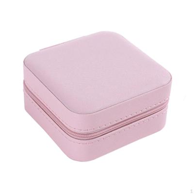 Elegant Jewelry Box with Mirror - Stylish Storage Solution for Necklaces, Earrings, and Rings