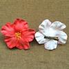 1 Pair Women Hairpins Bohemia Style Large Flower Decor Hair Clips Bright Color Hair Pins Sea Beach Hair Accessories