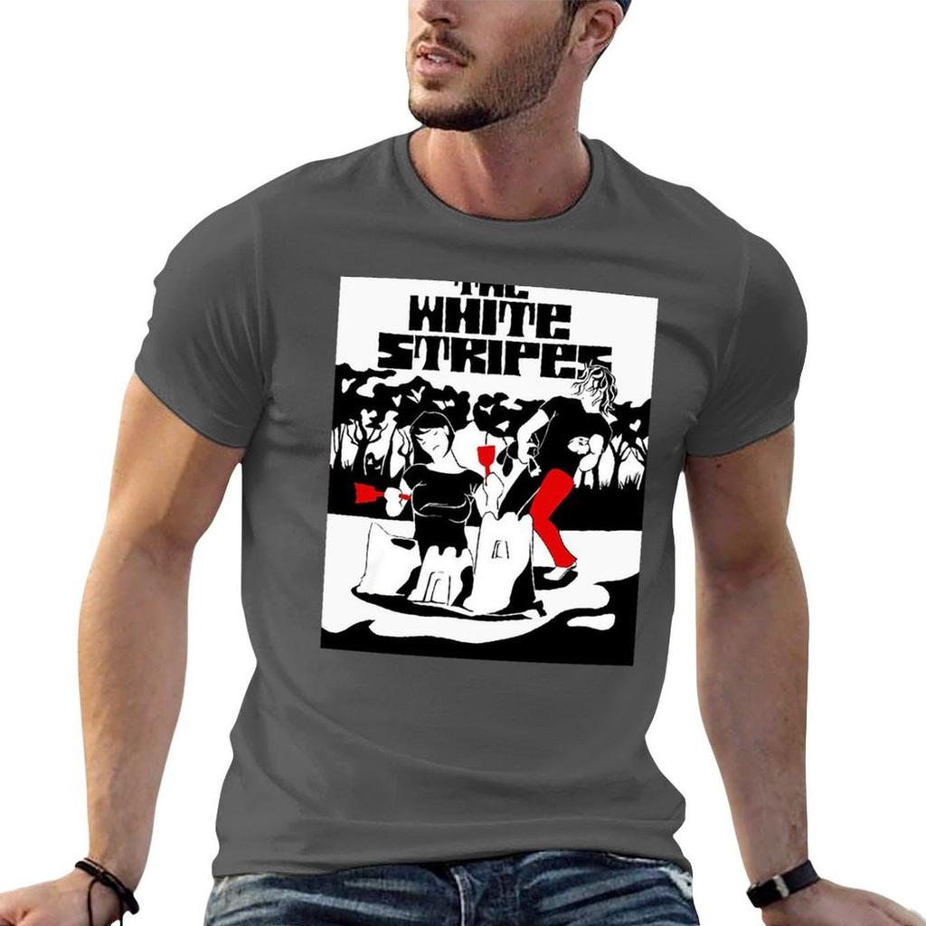 The White Stripes Artwx1 Tshirt Unisex Tshirt Anime Clothes Unisex Workout Shirt