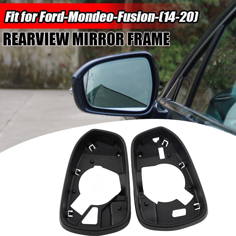 2x For Ford Fusion 2013-2020 Black Left Right Side Mirror Frame Trim Replacement