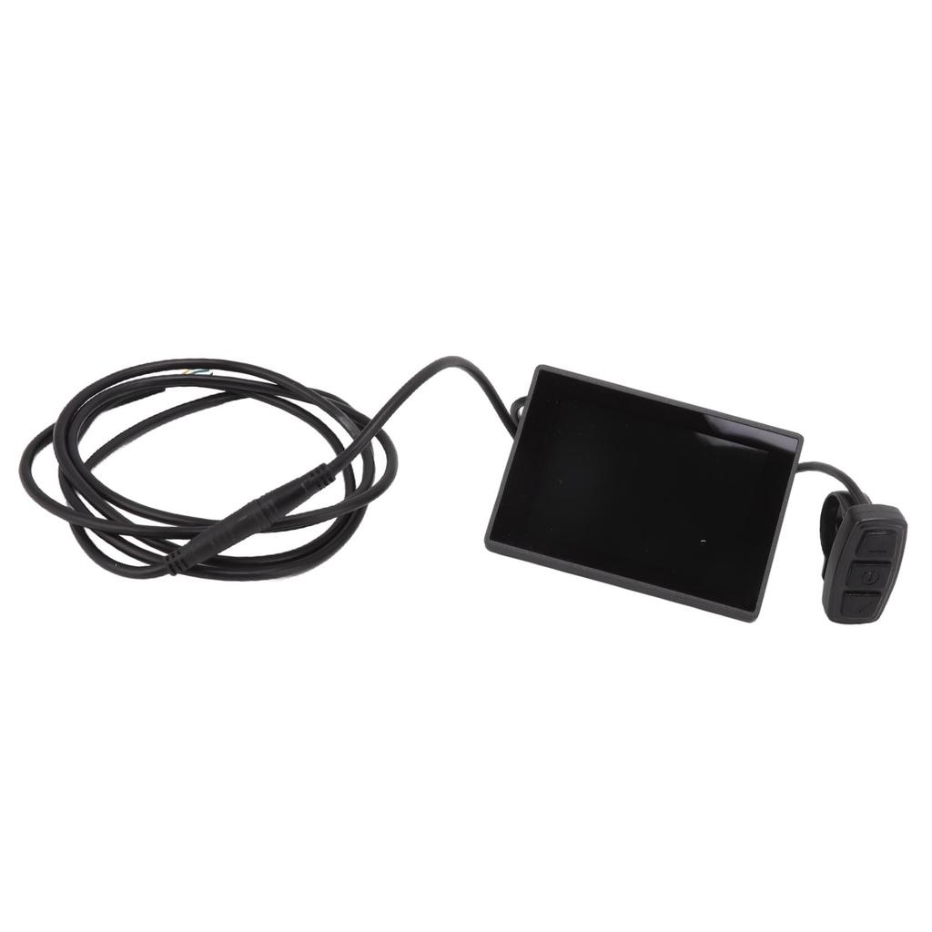 Electric Bike LCD Display Meter 5 Pin Waterproof Interface 1.5m Adapter Cable Color LCD Display Panel 24V 36V 48V