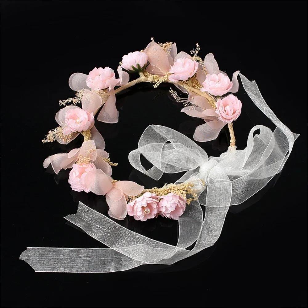 Romance Flower Crown, Wedding Party Hair Crown, Photo Shoot Prop, Event Crown