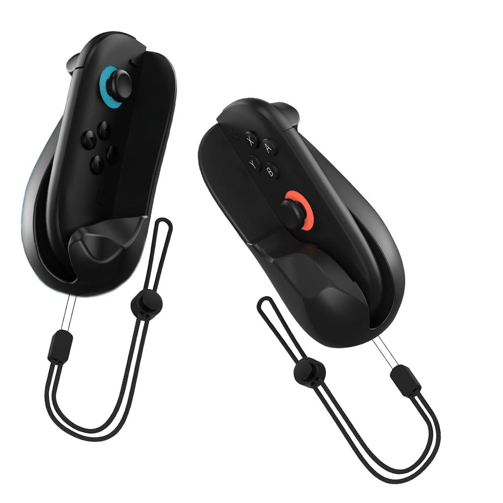 Of Mouse Grip Holder for Switch 2 Improved Switch 2 Ergonomic Grip for Mouse Easy Mouse Grip Black [Set 2] Joy-Con 2, Control, Accessory, Control,
