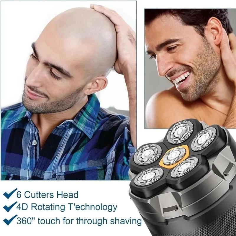 For DOAO JoyKoi Solimpia Singphere AEXIRI Head Shaver 1pcs Magnetic 6 Blade Head Shaver Replacement Heads