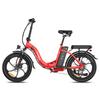 FAFREES F20 Adult Electric Bike 250W Brushless Motor 36V18Ah High-Capacity Battery Multiple Color Options, Compact Commuter E-Bike
