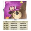 Coperta Cartoon M-Masha e Orso Qualità Calda Morbida Coperta da Divano Coperta da Letto Soffice Decorazione Casa Picnic Primaverile
