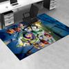 Office Rug Toy Story, Characters Theme 3D Printed Anti-Slip Rug-Machine Washable for Living Room