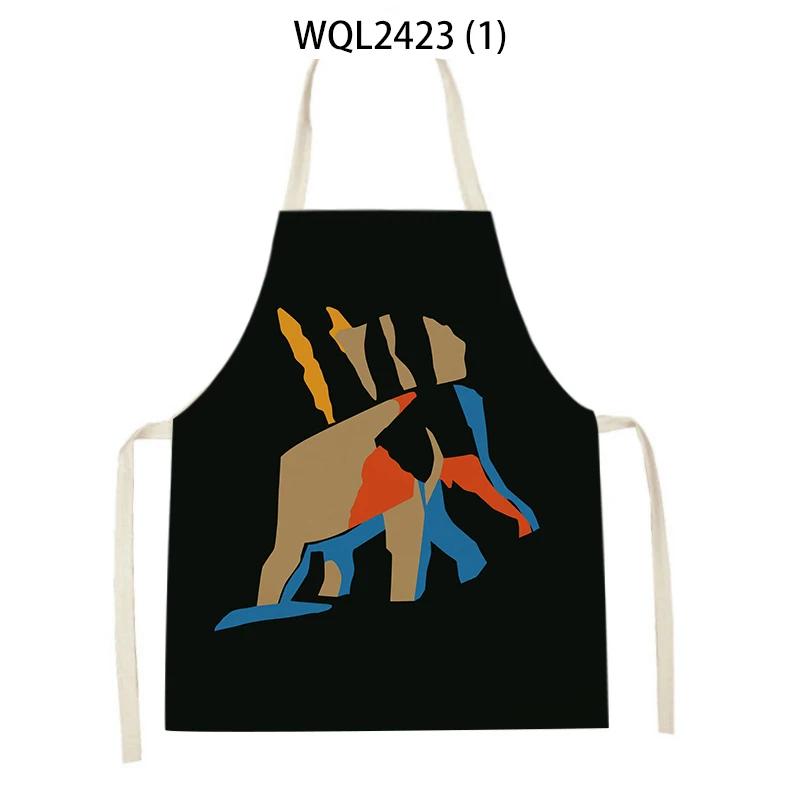 Animal Elephant Monkey Kitchen Aprons Linen Aprons Home Cooking Baking Accessories Aprons Kitchen Accessories Delantal Cocina