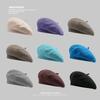 Beret Hat Women Japanese British Versatile Painter Hat Literary Retro Octagonal Hat Solid Color Simple Casual Bere Hat