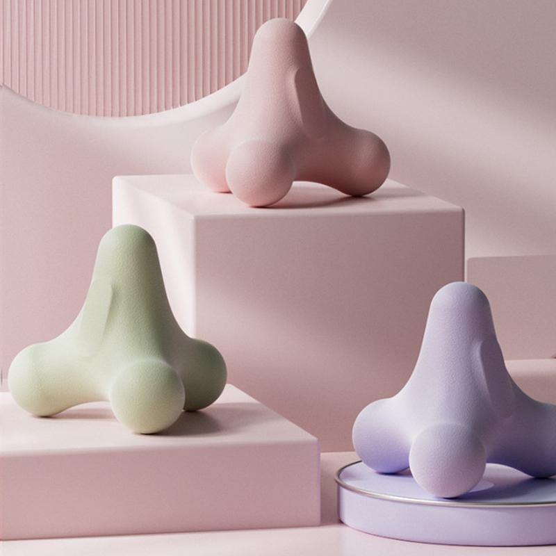 Faszienball Vier Ecken Massageball Fitness Akupunktur Silikonball Muskelentspannung Sohle Schulter Nacken Handmassage Sohle