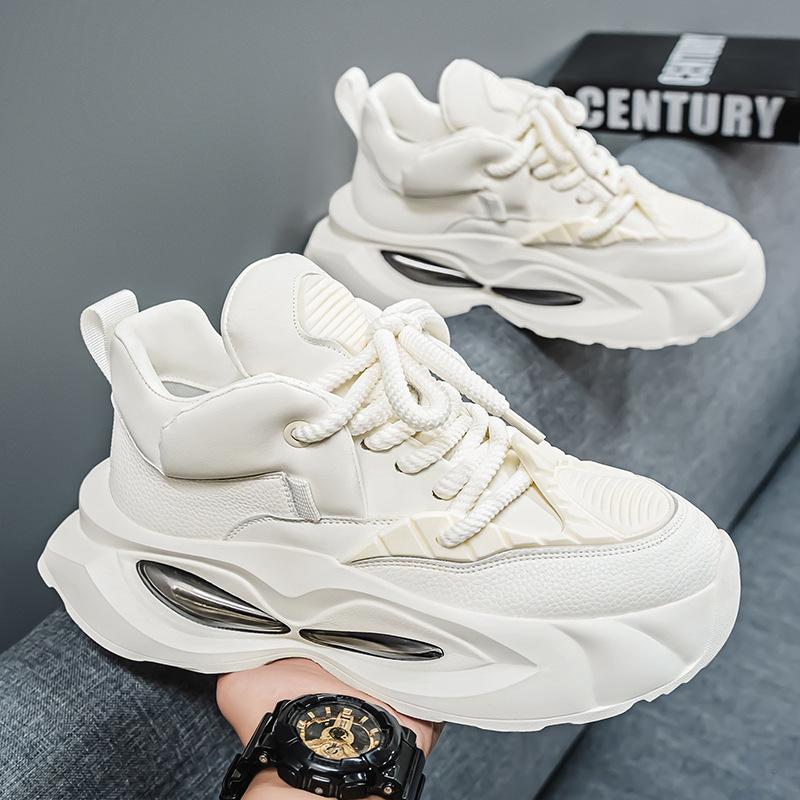 Men's Shoes Lace-up Sneakers 2025 Fashion Men Platform Casual Shoes Outdoor Comfortable Soft Soled Running Shoes Tênis Masculino