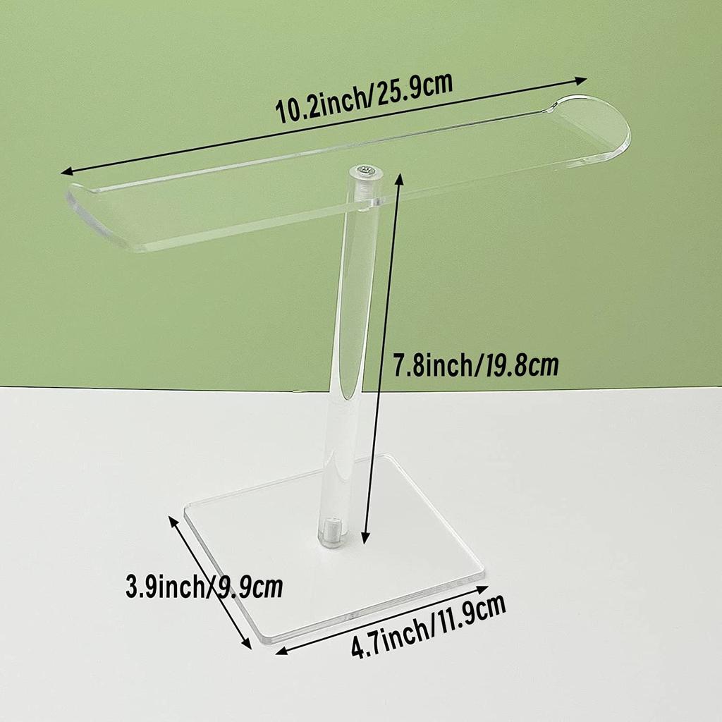 Acrylic Headband Holder Hair Accessories Organizer Clear Stand for Girls Clear Hair Ties Holder Headband Display Stand