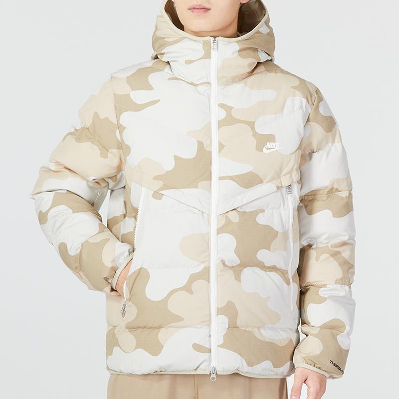 Nike Sportswear Windrunner Hooded Puffer Jacket Desert Camo DQ4936-072