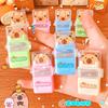 Aesthetic stationery back to school supplies Kawaii Stationery items capybara Erasers rubber cute Pencil sharpener