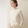 Pure Cashmere Women's Loose Pullover Sweater - Round Neck, Solid Color, Warm Knitwear for Autumn/Winter